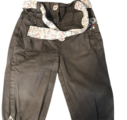 Pantalon brodé Mini Adélie Fille 18 mois - très bon état