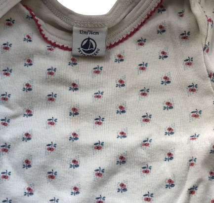 Body Petit Bateau bébé Fille 12 mois