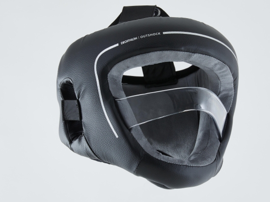 CASQUE DE BOXE ADULTE AVEC BARRE DE PROTECTION NASALE