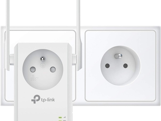 TP-Link TL-WA865RE Répéteur - Point d'accès Wi-Fi N 300Mbps - 1 Port Ethernet - Prise intégrée - très bon état