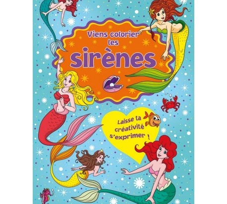 Viens colorier les sirènes