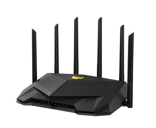 Routeur sans fil Wifi Bi-bande Asus TUF Gaming AX6000 Noir et jaune