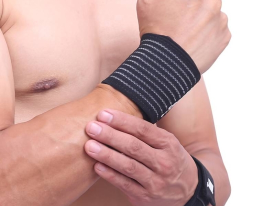 Aolikes – attelle de soutien de poignet de sport, enveloppe réglable à Compression de 40cm/15.75 pouces pour l'haltérophilie et l'haltérophilie, 1 pièce