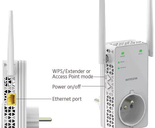 Répéteur WiFi Netgear AC1200 EX6130 Blanc