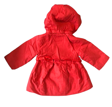 Jacadi - parka rouge - bébé fille 12 mois