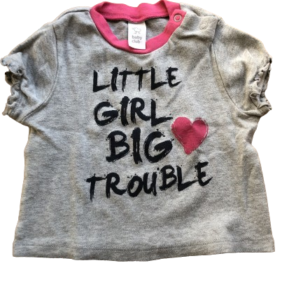 T-Shirt Fille Baby club  - 12 mois - en bon état