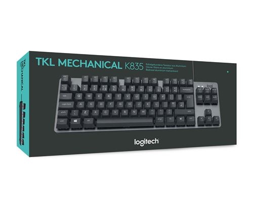 Clavier filaire mécanique Logitech K835 TKL Noir Exclusivité Fnac