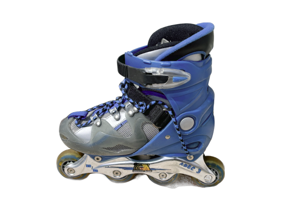 Sport ROLLER ABEC 3 GRIZZLY GEAR pointure 36 - 39 évolutif bleu