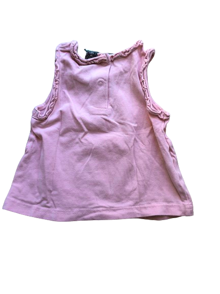 T-shirt très bon état sans manches pour petites filles - 12 mois - 74 cm