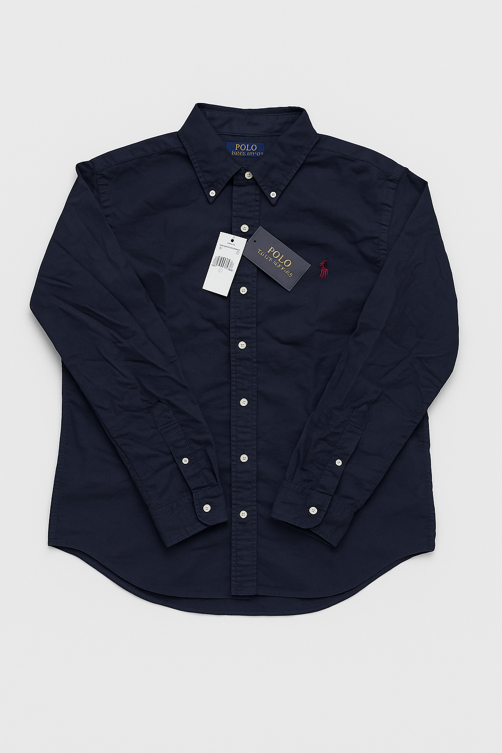 Chemise Ralph Lauren Bleu Marine – Neuve avec Étiquette – Taille M