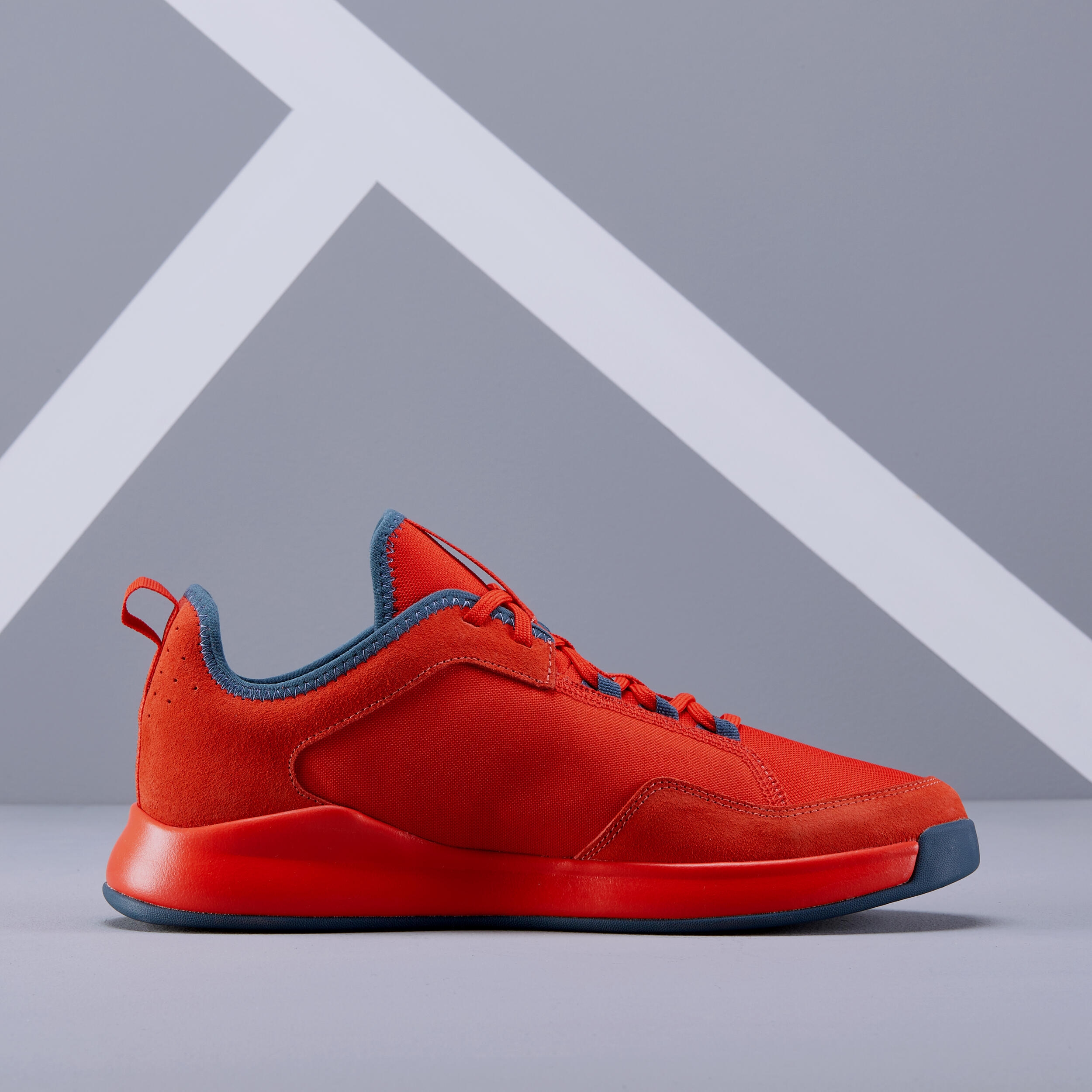 CHAUSSURES DE TENNIS HOMME TS130 ROUGES MULTI COURT - Taille 43