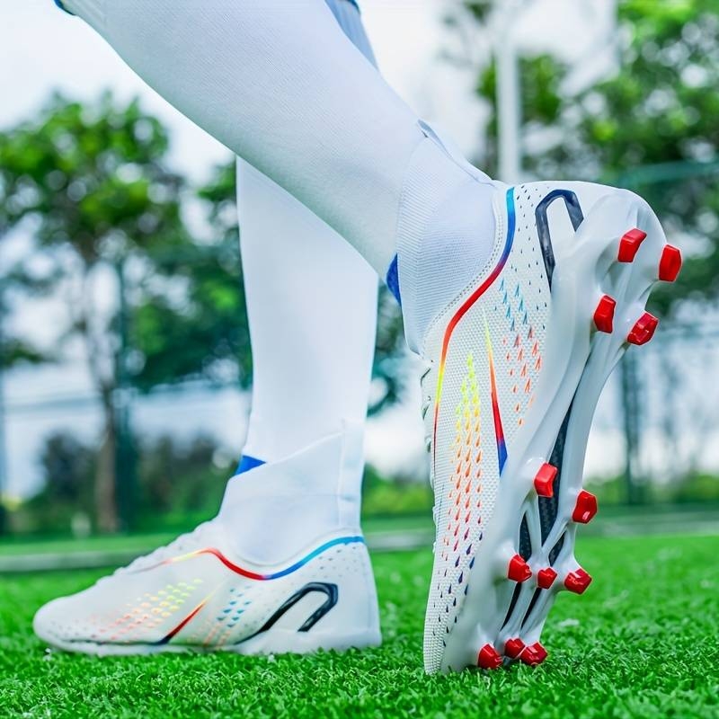 Chaussures De Football En Gazon Synthétique Pour Hommes, Chaussures De Soccer TF Respirantes Anti-dérapantes Professionnelles Pour L'entraînement En Été Et La Compétition En Extérieur