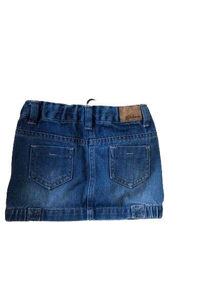kitchoun Jupe Jean 12 mois Marine - très bon état