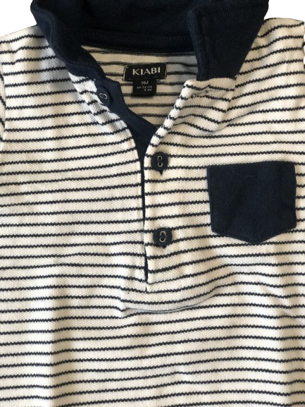 Polo manches longues garçon marque Kiabi
