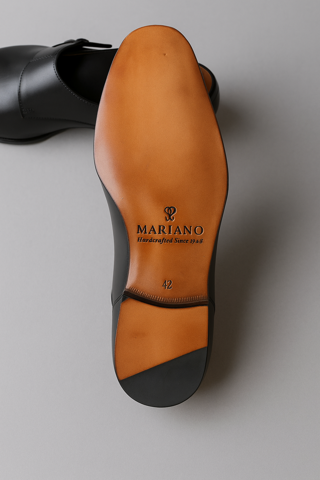 Chaussures Monk Strap en cuir noir – Atelier
