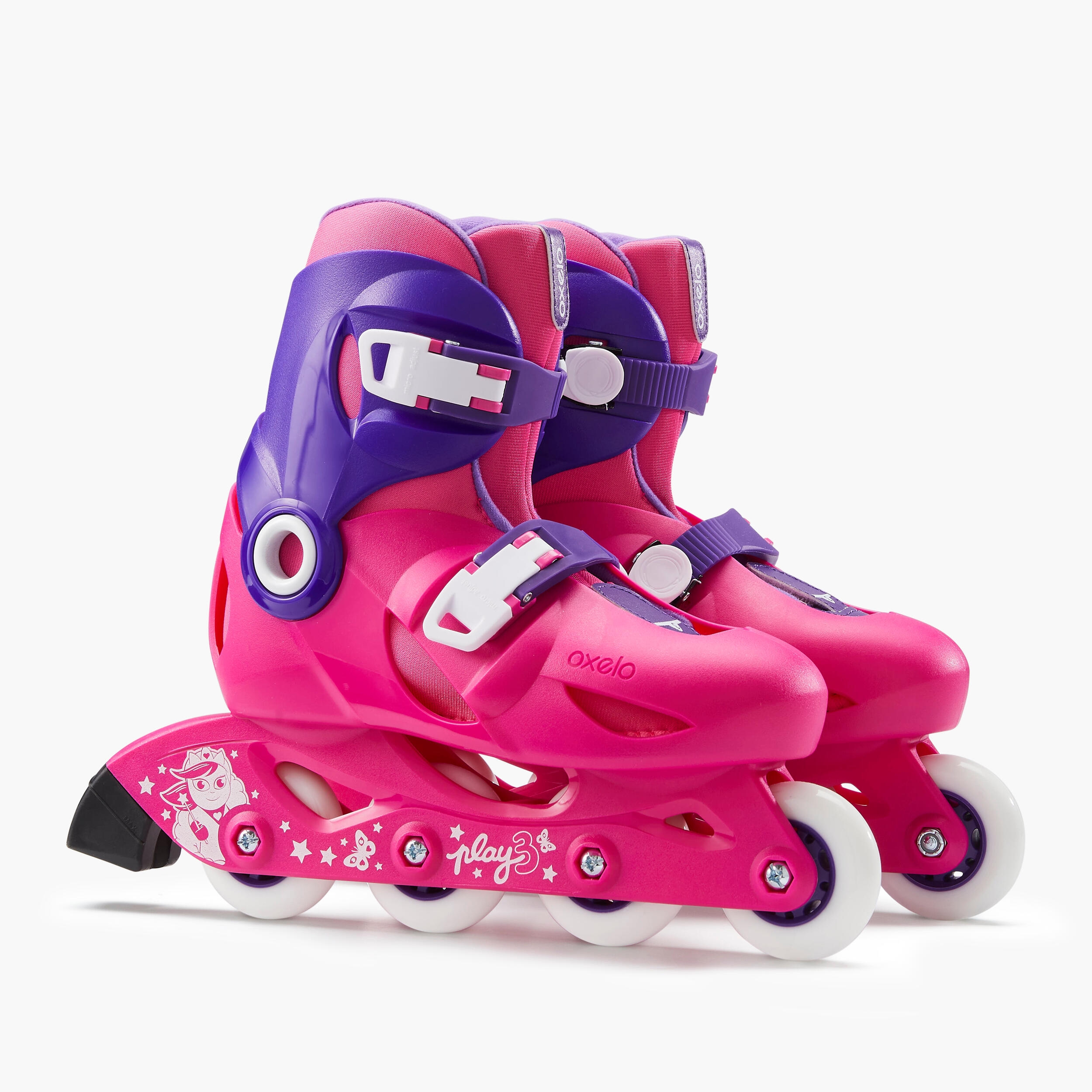 Roller enfant PLAY3 rose violet