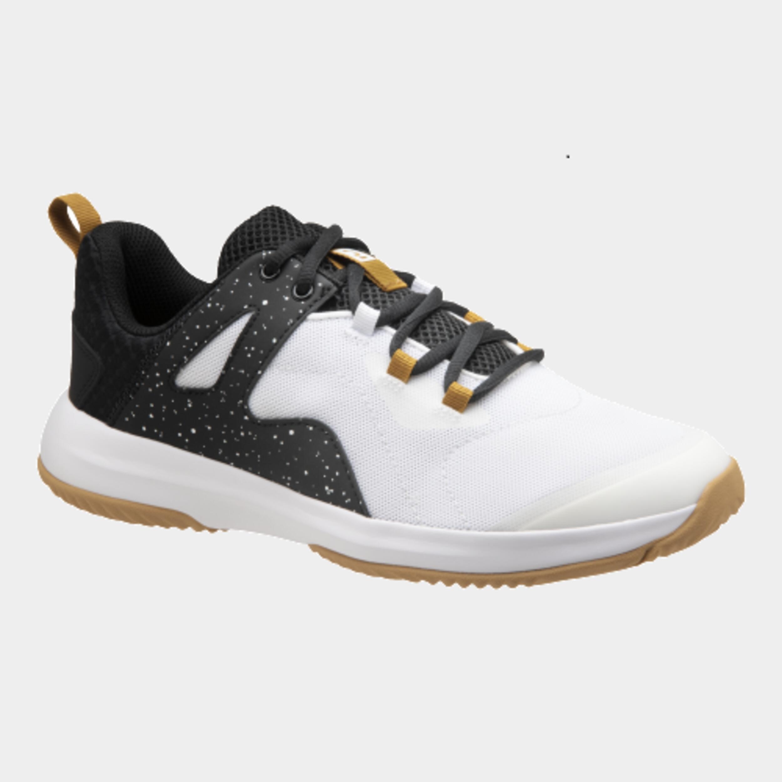 Chaussures de Handball H300 BLANC NOIR - KIPSTA