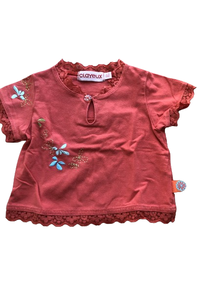 Tee-shirt Fille Clayeux en très bon état - 12 mois
