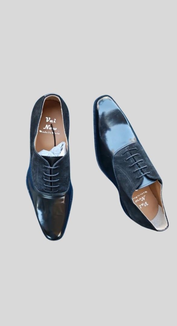 Chaussures habillées vernies en pointe – Taille 43
