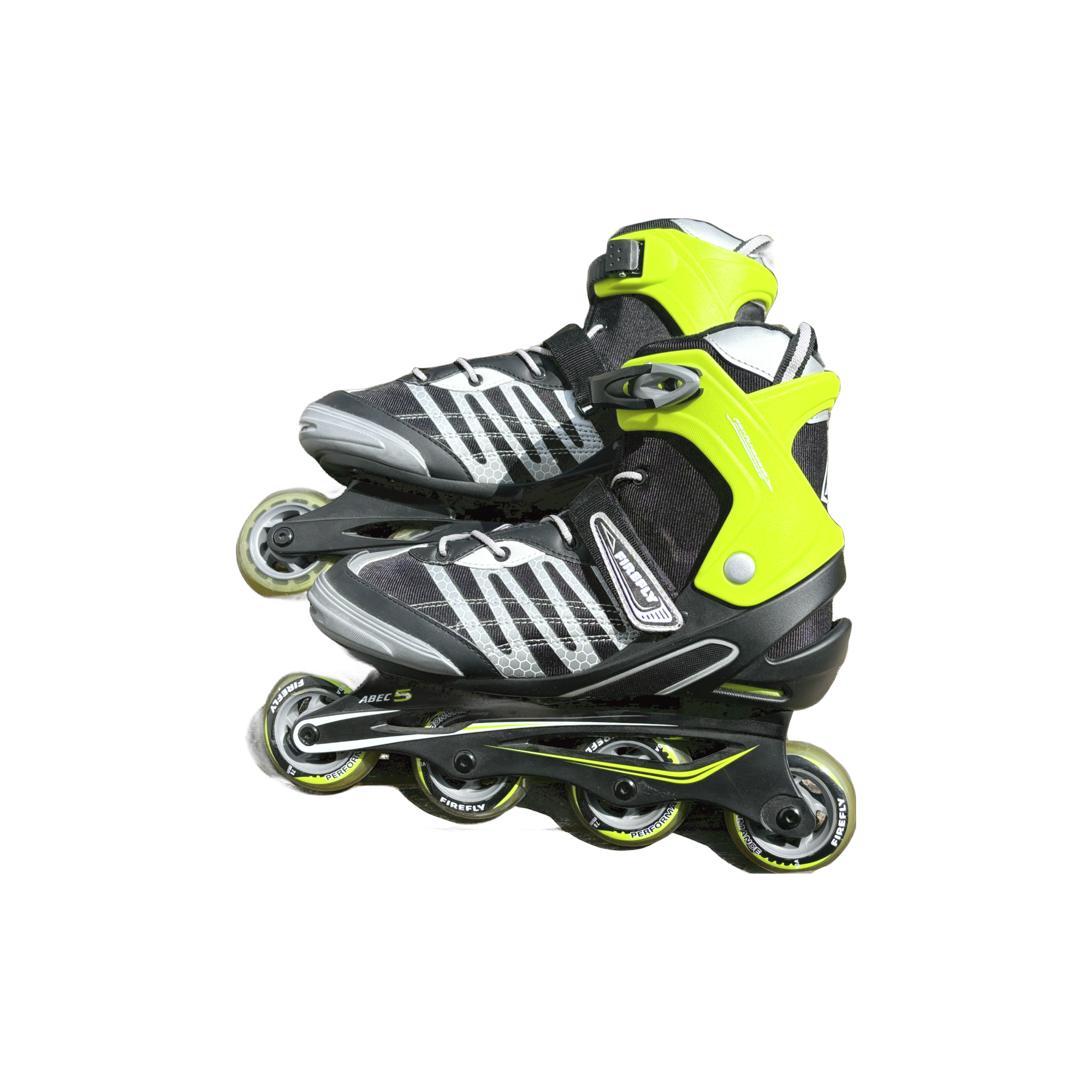 Rollers FIREFLY noir vert - taille 45