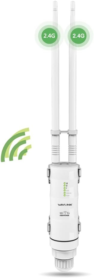 Repeteur WiFi Exterieur Puissant avec Antenne WiFi Longue Portée