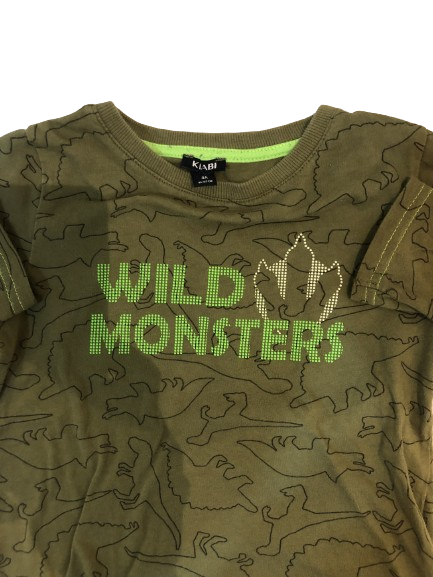 Tee-shirt manches longues Wild monsters 4 ans - KIABI