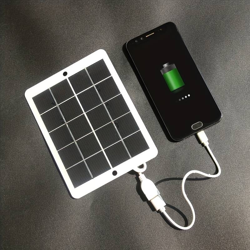 6W Mini Panneau Solaire Chargeur Solaire USB Pour Téléphone Portable