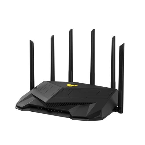 Routeur sans fil Wifi Bi-bande Asus TUF Gaming AX6000 Noir et jaune