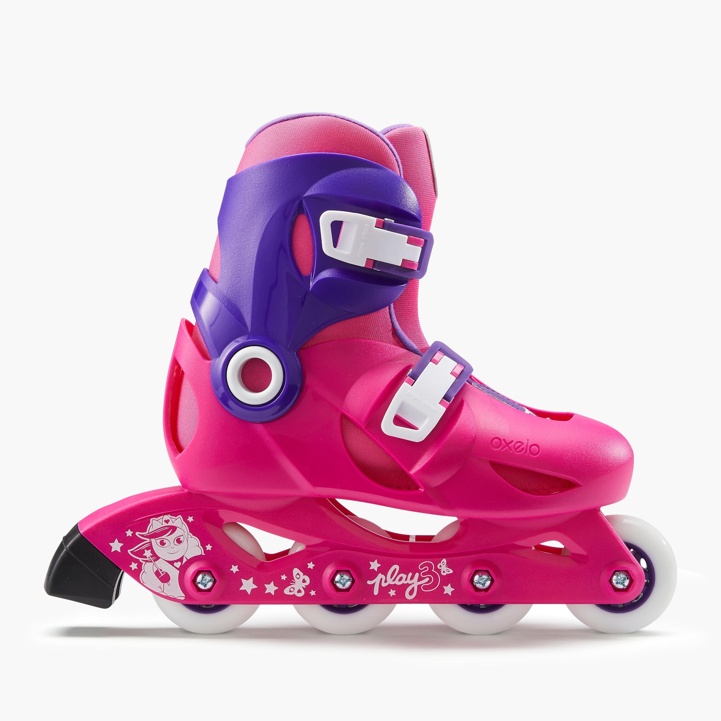 Roller enfant PLAY3 rose violet