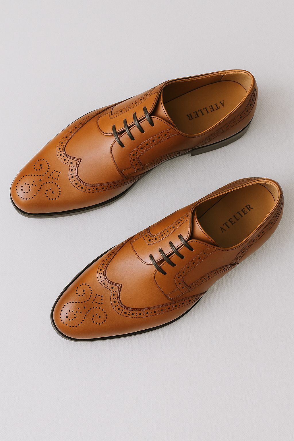 Chaussures Oxford Brogue en cuir de luxe – Mariano