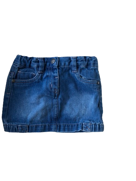 kitchoun Jupe Jean 12 mois Marine - très bon état