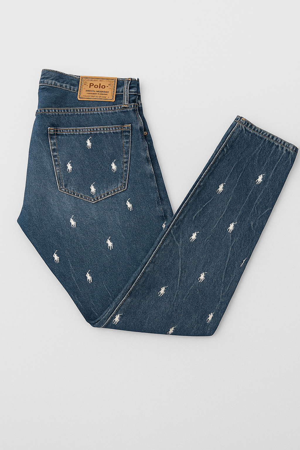 Jean imprimé Ralph Lauren Slim – Taille 32/32 – État Neuf