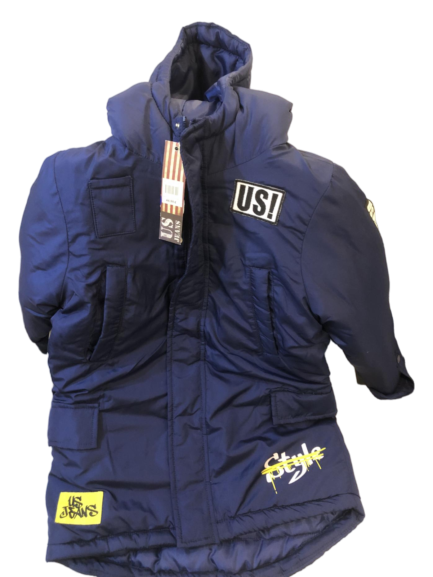 Doudoune bleu US JEANS - enfant 6 ans