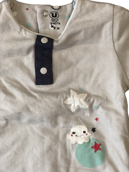 U tout petits T-shirt  manche longue garçon 9 mois