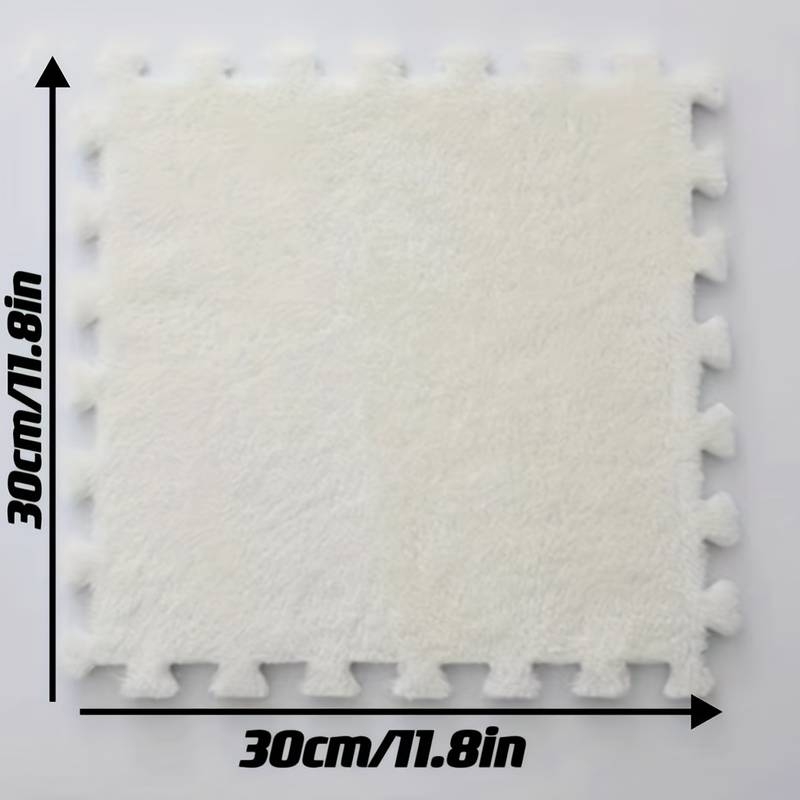 12pcs, carreaux de mousse emboîtables puzzle tapis de sol en mousse chambre tapis de jeu pour jouer tapis d'exercice pour la maison entraînement lavable tapis découpable 30,48 × 30,48 cm