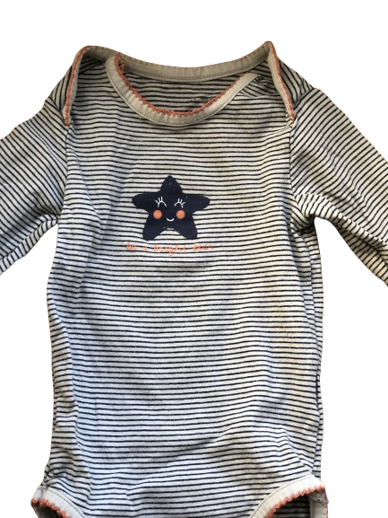 Body ml bleu Orchestra bébé fille 12 mois - très bon état
