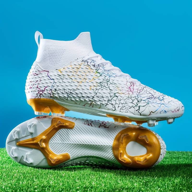 Chaussures De Football À Crampons FG Pour Hommes, Chaussures De Football Professionnelles À Lacets Respirantes Anti-dérapantes De Haute Qualité Pour Les Adolescents Et Les Adultes Pour L'entraînement Et La Compétition En Extérieu