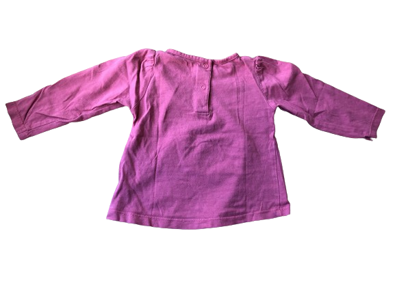 Tee-shirt tape à l'oeil - bébé fille 12 mois - Très bon état