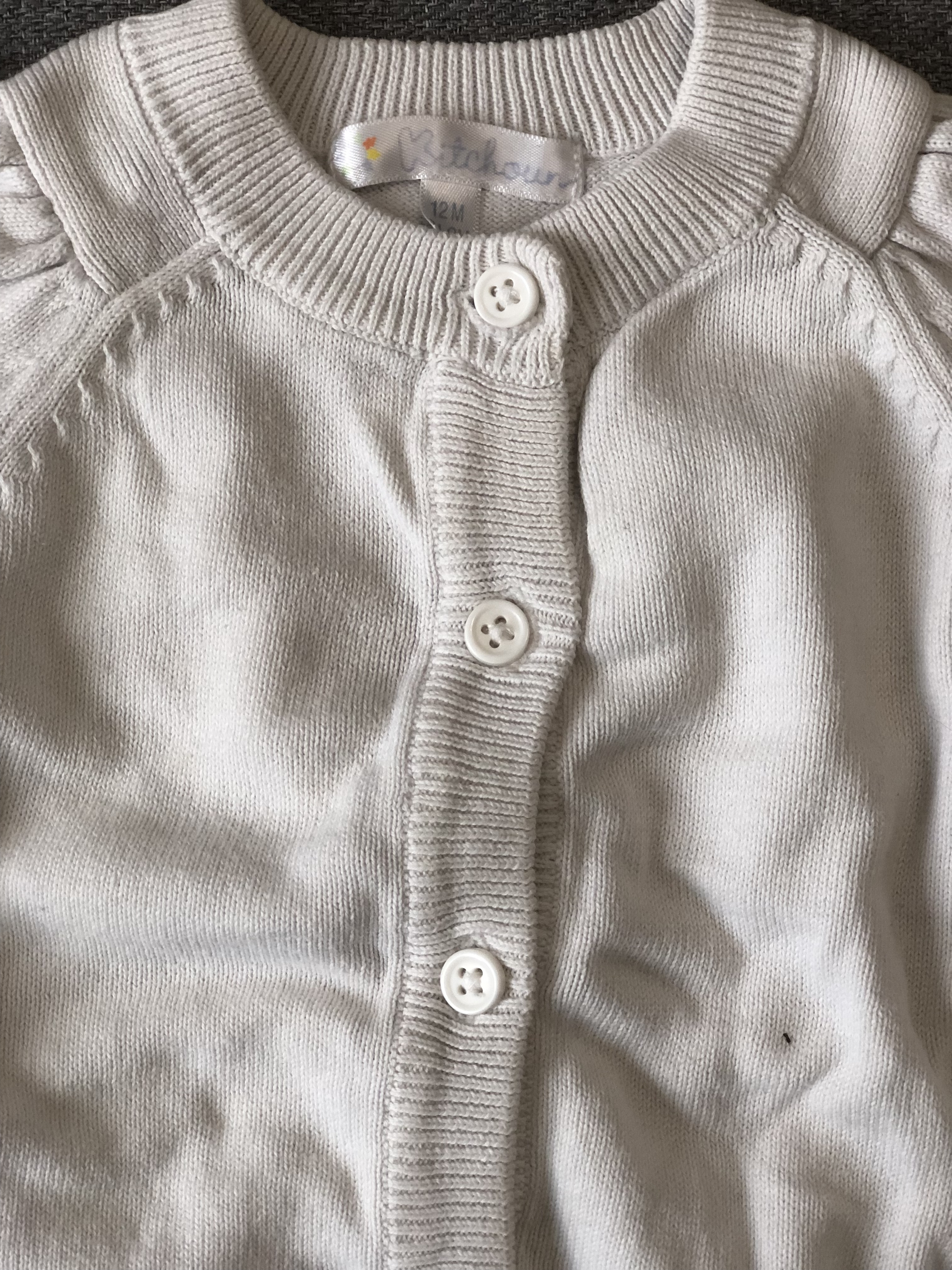 Gilet kitchoun bébé fille 12 mois - très bon état