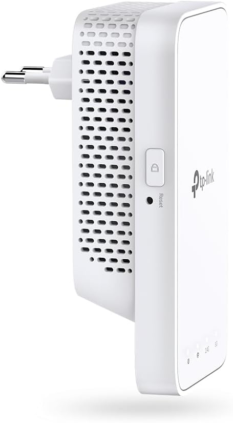 TP-Link Répéteur WiFi RE330 Amplificateur WiFi AC1200 Mbps,WiFi Extender jusqu'à 120㎡, bouton WPS, Play and Plug, répéteur wifi puissant avec un port Ethernet,Compatible avec toutes les box internet
