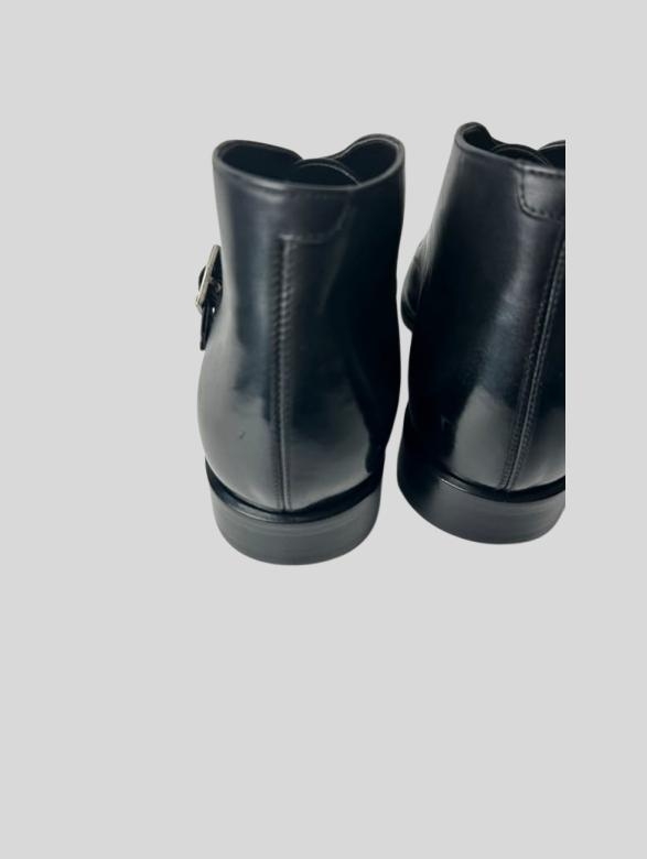 Chaussures habillées à double boucle Lordh – Noires – Pointure 42