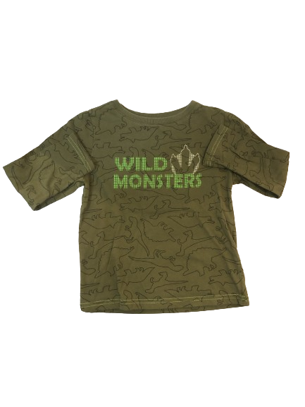 Tee-shirt manches longues Wild monsters 4 ans - KIABI
