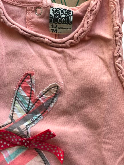 T-shirt très bon état sans manches pour petites filles - 12 mois - 74 cm