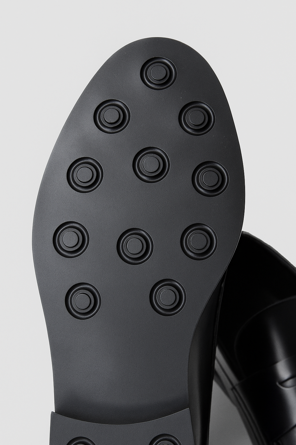 Mocassins Massimo Dutti en Cuir Noir