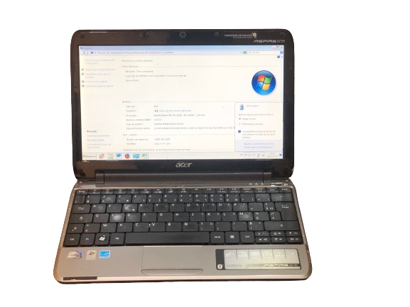 Notebook  acer Sous Windows 7 Édition Intégrale - Installation Office 2010
