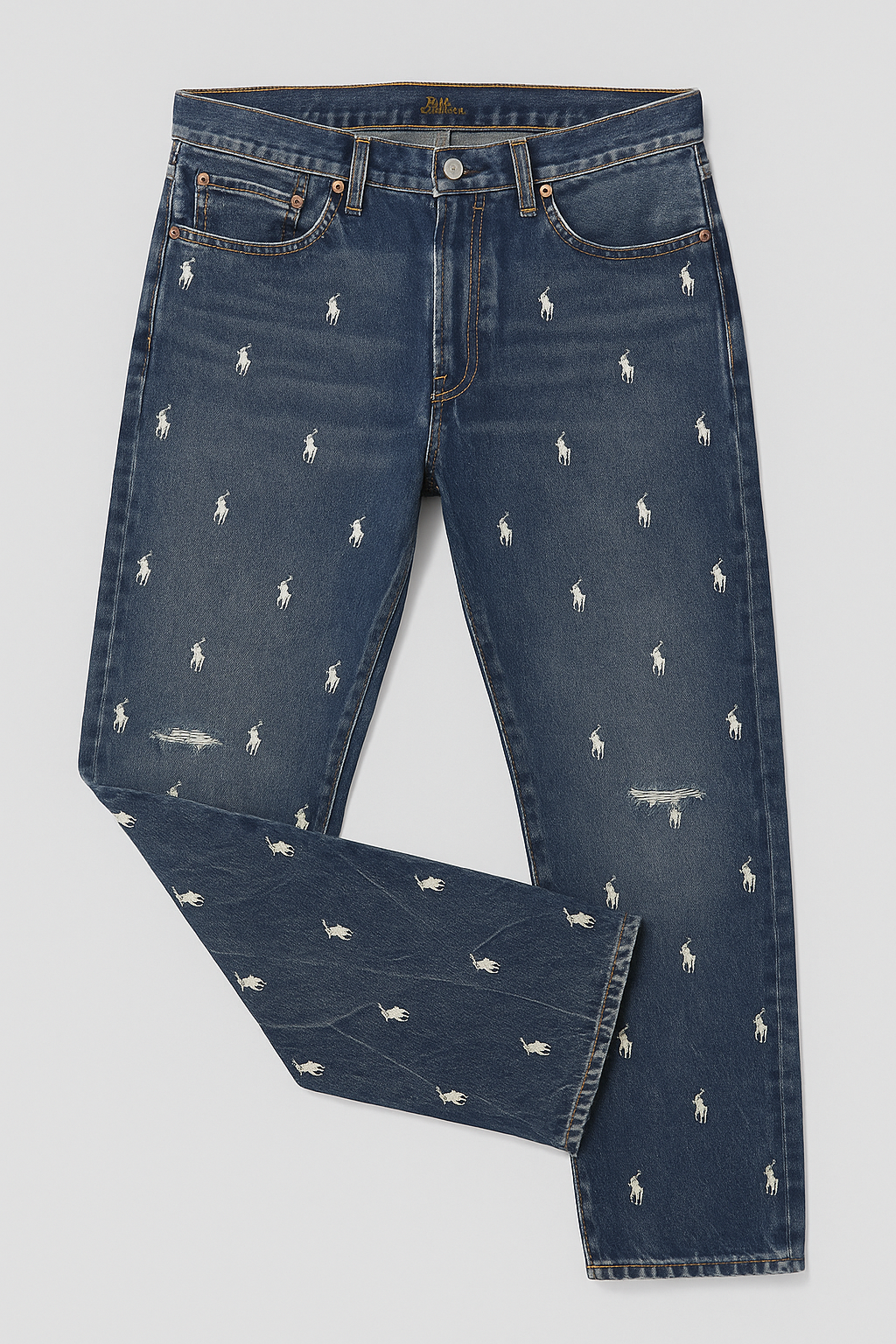 Jean imprimé Ralph Lauren Slim – Taille 32/32 – État Neuf