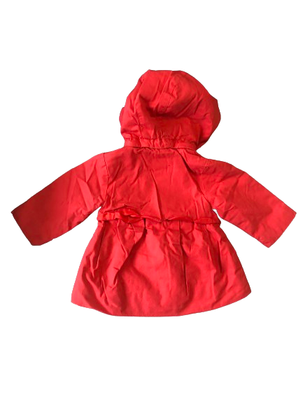 Jacadi - parka rouge - bébé fille 12 mois