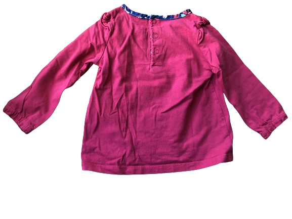 Sergent Major T-shirt manches longues bébé fille 12 mois - très bon état