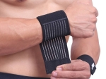 Aolikes – attelle de soutien de poignet de sport, enveloppe réglable à Compression de 40cm/15.75 pouces pour l'haltérophilie et l'haltérophilie, 1 pièce