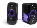 JBL Quantum Duo - Haut-parleurs - pour PC - sans fil - Bluetooth - 20 Watt (Totale) - 2 voies - noir